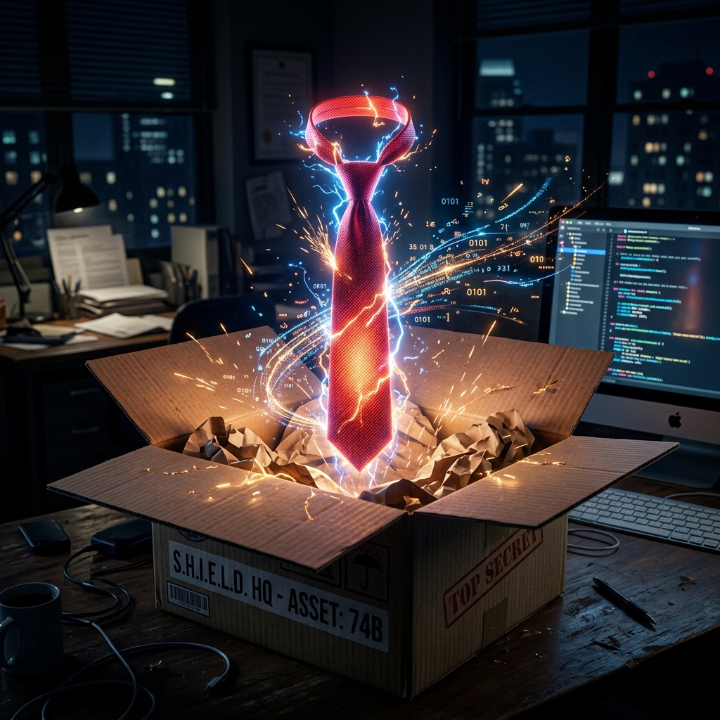 Glowing Super Power Tie