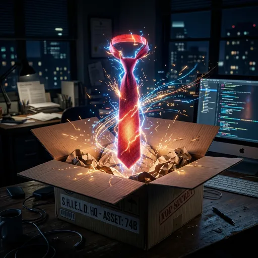 Glowing Super Power Tie